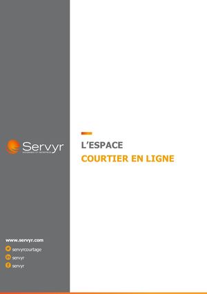 Plaquette – Courtier En Ligne