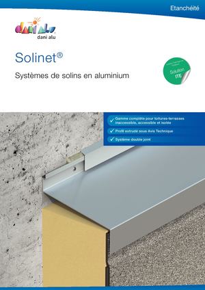 32 - Solinet® Systèmes de solins en aluminium