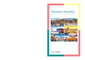 Catalogo De Desastres Naturales