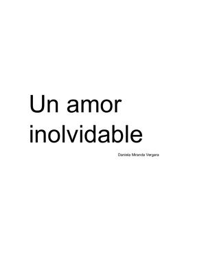 Un Amor Inolvidable,,