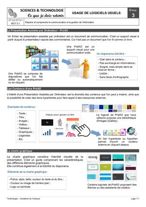 Logiciels Usuels Preao