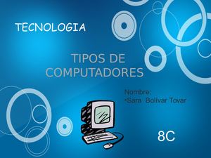 Tipos De Computadores