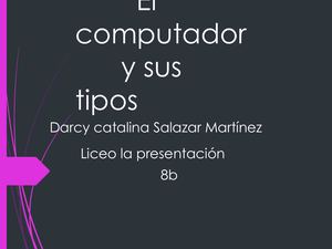 El Computador Y Sus Tipos Darcy 546
