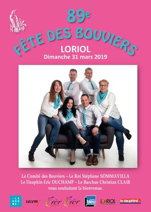 Programme Fête des Bouviers 2019 Loriol
