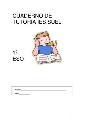 Cuaderno Tutoría 1º Eso