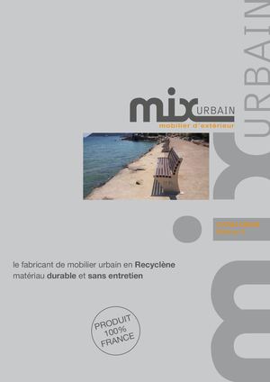 Catalogue mobilier recyclé Mix Urbain