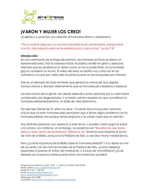004 Varon Y Mujer Los Creo Sin Extremos