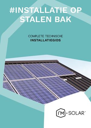 Installatiehandleiding op stalen schaal