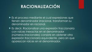 Racionalización Ppt