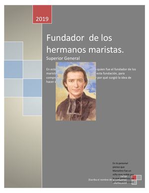 Superior General Maristas.
