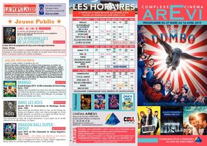 Cinéma Arévi St Yrieix Du 27 Mars Au 16 Avril