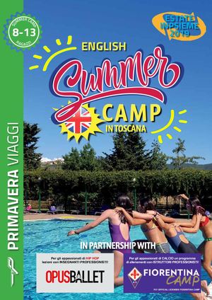 Primavera Viaggi INPSIEME Summer Camp 2019