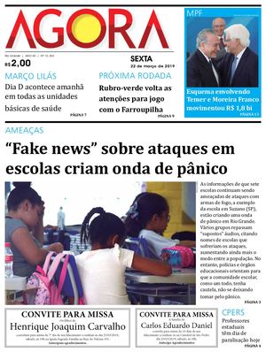 Jornal Agora - Edição 12302 - 22 de Março de 2019