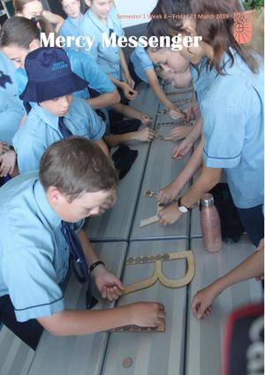 Mercy College Mackay fortnightly newsletter - Mar 8 20122