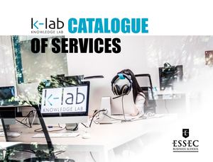 K-lab Catalogue Of Services