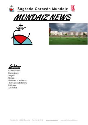 Revista Escolar 6º B 2018 2019