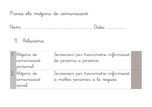 Prova mitjans de comunicació primer