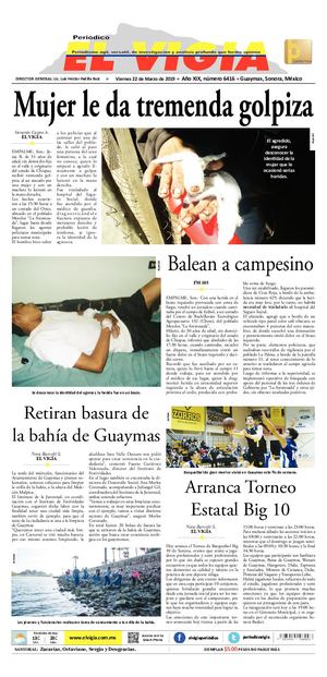 22 de marzo del 2019