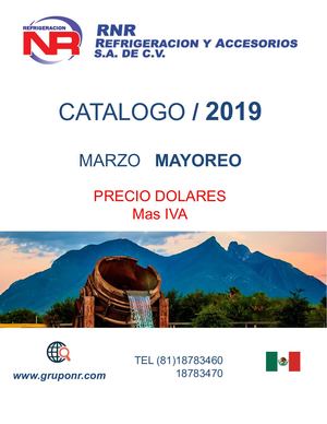 Catalogo 2019 Marzo Mayoreo