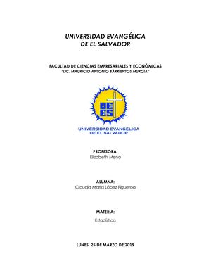 Portafolio De Estadística