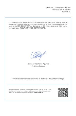 Reglamento Cotapos 1265