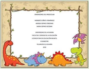 Dimensiones Del Preescolar