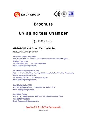 Uv Aging Test Chamber