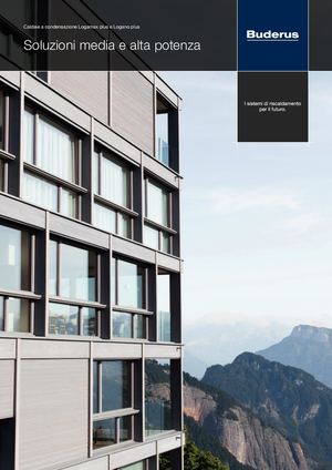 Caldaie a condensazione Logamax plus e Logano plus