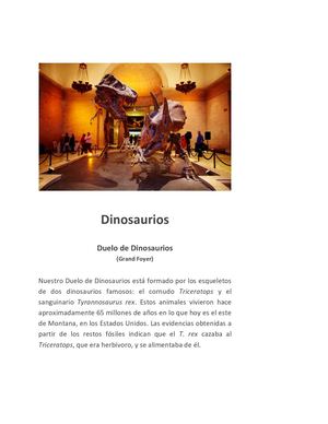 Todo sobre los dinosaurios