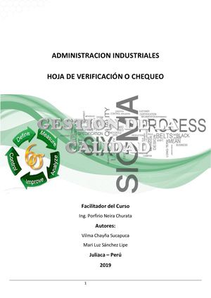 Hoja De Verificación Zep1