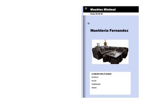 CATALOGO MUEBLERIA FERNANDEZ