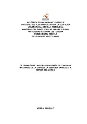 Informe De Pasantías Administrativas Maylex Valecillos