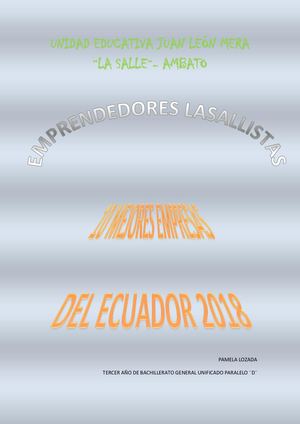 10 Mejores Empresas Del Ecuador