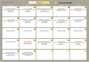 Escola Les Escomes Abril 2019