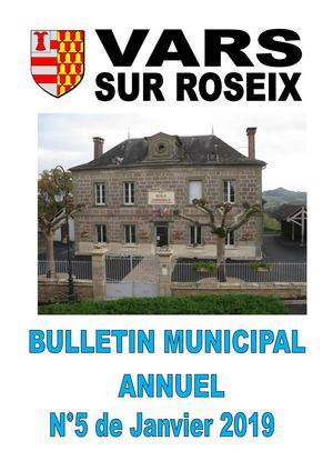 Bulletin municipal VARS SUR ROSEIX 2019
