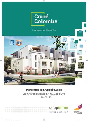 Plaquette Champigny CARRE COLOMBE