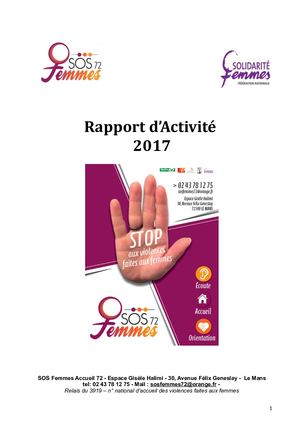 Rapport D'activité 2017