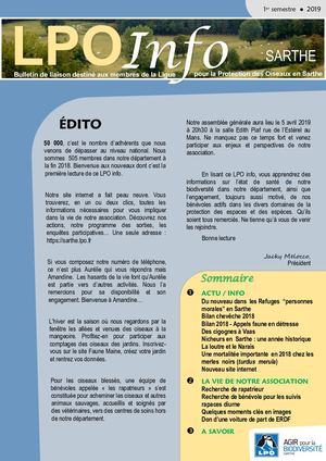 LPO Infos 2019 n°1