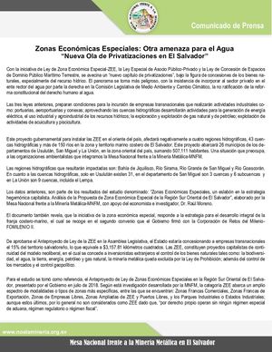 Comunicado De Prensa Sobre Zee 260319