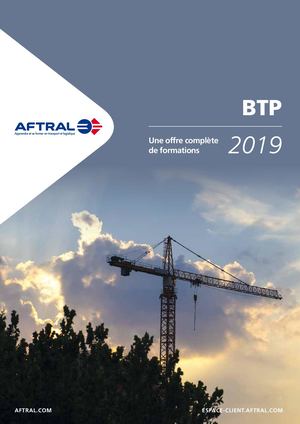 Offre de formation BTP 2019