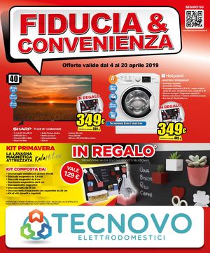 Volantino Aprile 2019 | Tecnovo Elettrodomestici