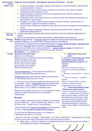 Берегите в себе человека!.