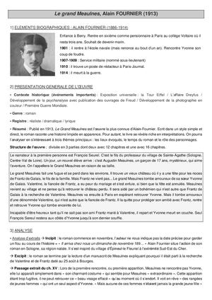 5 - Le Grand Maulnes, Fournier