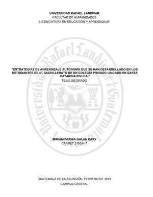 Tesis de grado: Farina Galán.