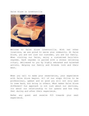 Salon Alure In Lovettsville