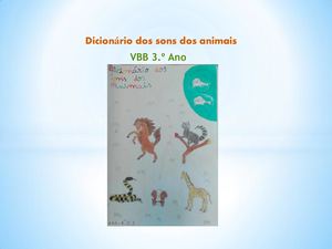 Dicionário Dos Sons Dos Animais Vbb Sala3