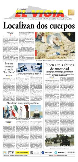 29 de marzo del 2019