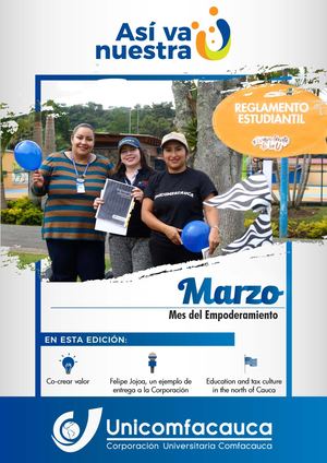 Boletín ASÍ VA NUESTRA U Marzo 2019