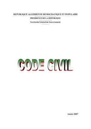 CODE CIVIL