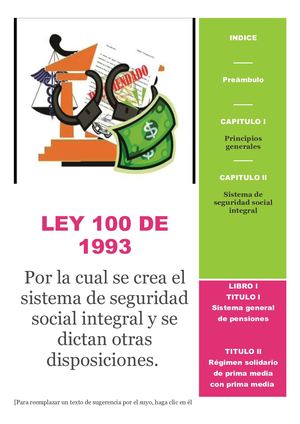 Ley 100 De 1993
